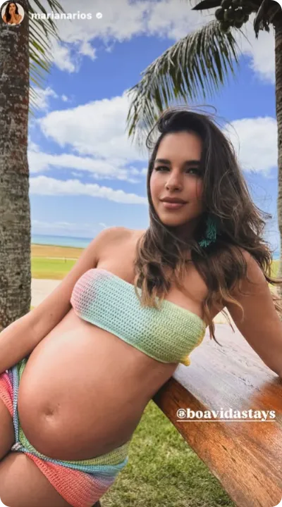 Mariana Rios hospedada na Casa Oceano em Trancoso